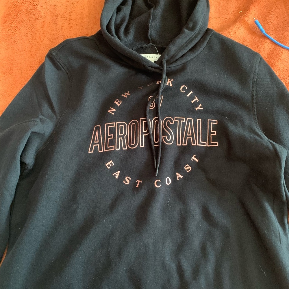 Aeropostale Black and Pink Hoodie.